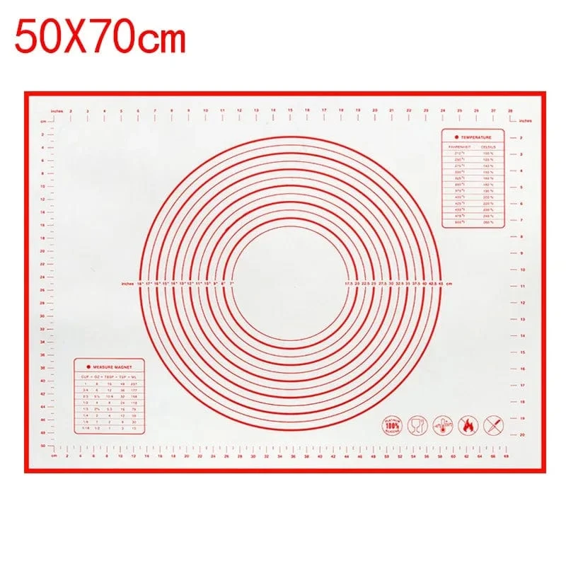 Tapis de Cuisson Antiadhésif en Silicone pour Pétrir la Pâte