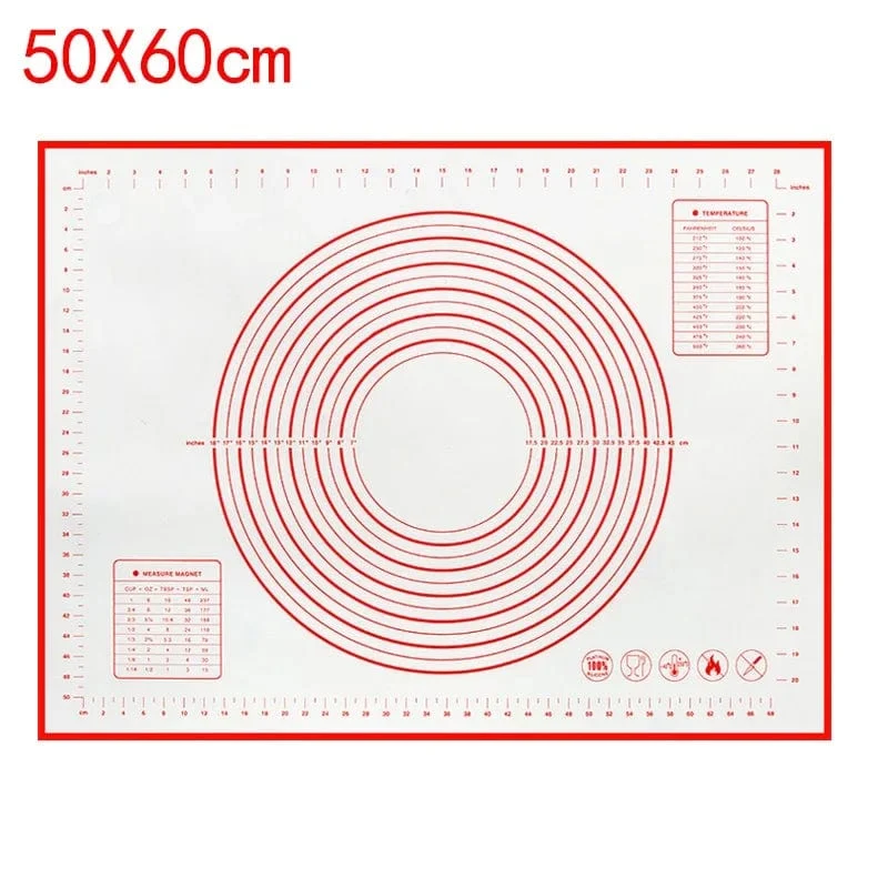 Tapis de Cuisson Antiadhésif en Silicone pour Pétrir la Pâte