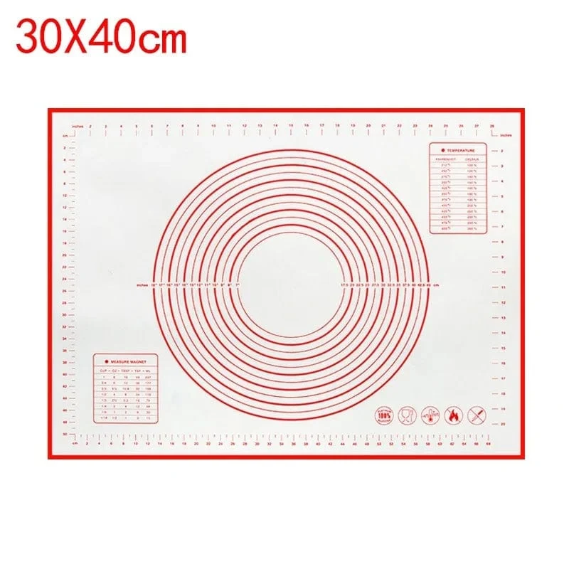 Tapis de Cuisson Antiadhésif en Silicone pour Pétrir la Pâte