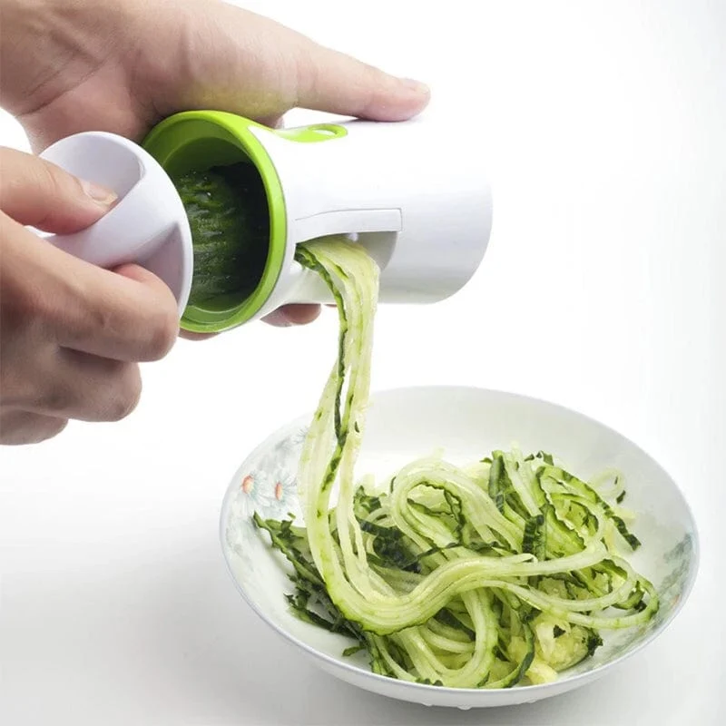 Spiralizer de Légumes en Acier Inoxydable - Coupe-légumes Spaghetti Zucchini