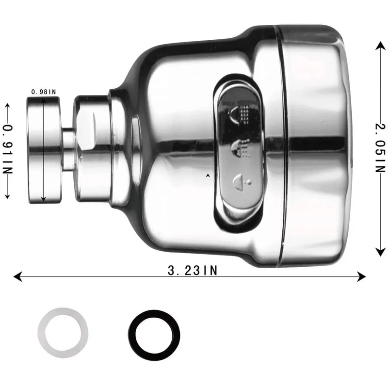 Aérateur de robinet de cuisine à 360 degrés - Économie d'eau - Filtre diffuseur