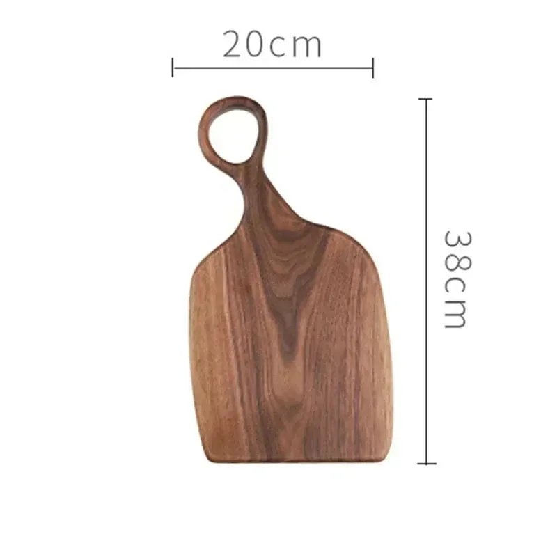 Planche à Découper Cuisine Bois Noyer Massif Traditionnelle