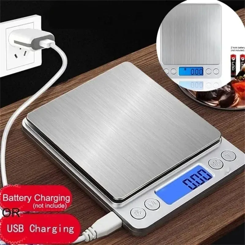 Balance de Cuisine Numérique de Poche LCD Rétroéclairé