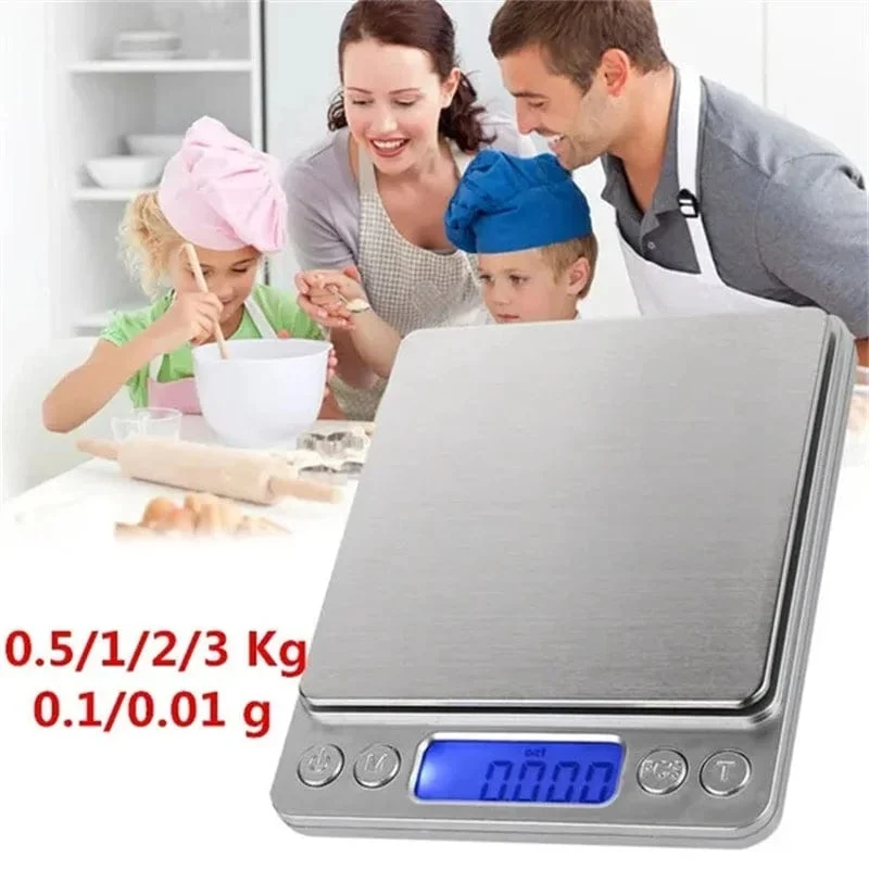 Balance de Cuisine Numérique de Poche LCD Rétroéclairé