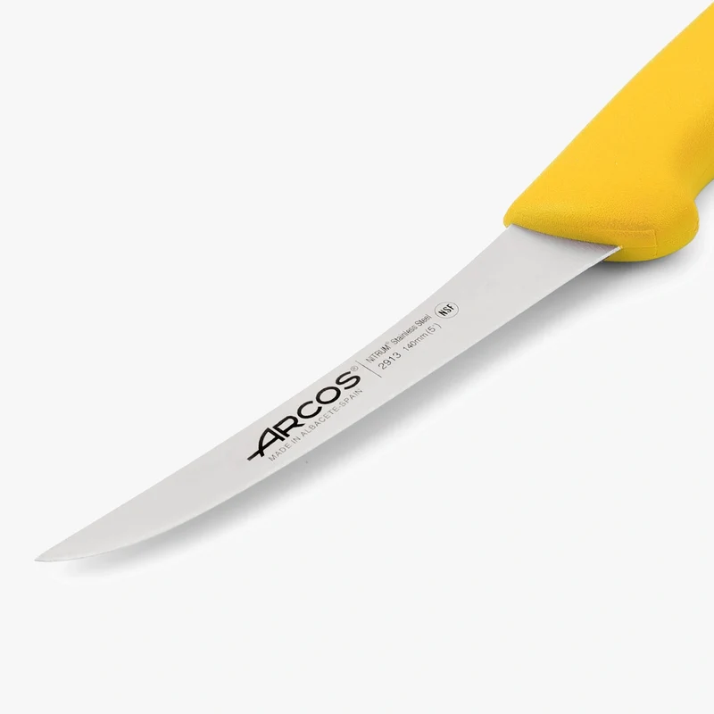 Cuchillo Deshuesador color amarillo Serie 2900 140 mm