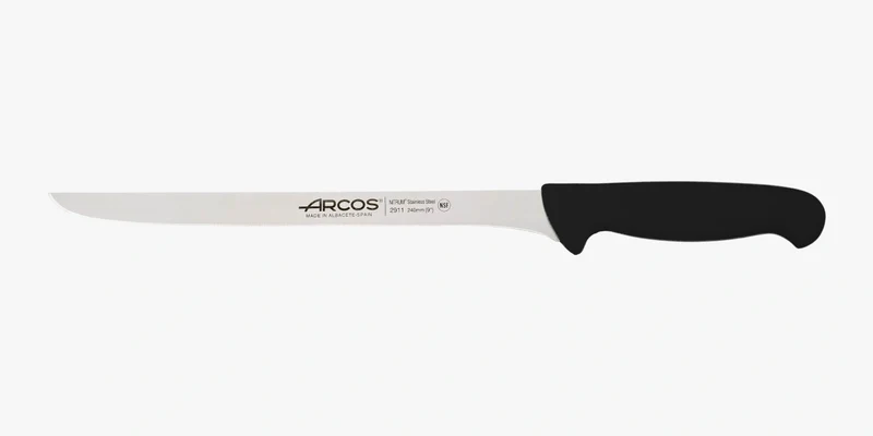 Cuchillo Jamonero Color negro Serie 2900 240 mm