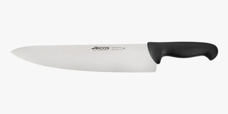 Cuchillo Cocinero color negro Serie 2900 300 mm