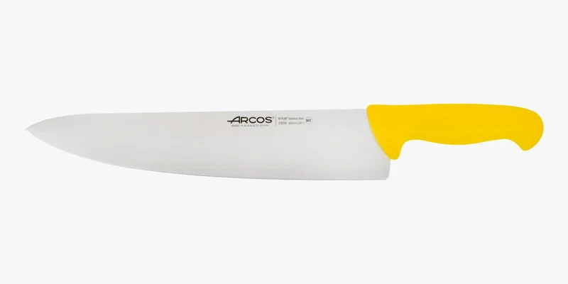 Cuchillo Cocinero color amarillo Serie 2900 300 mm