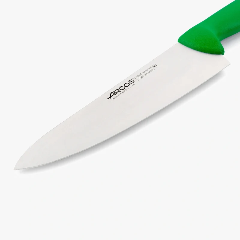 Cuchillo Cocinero color verde Serie 2900 250 mm