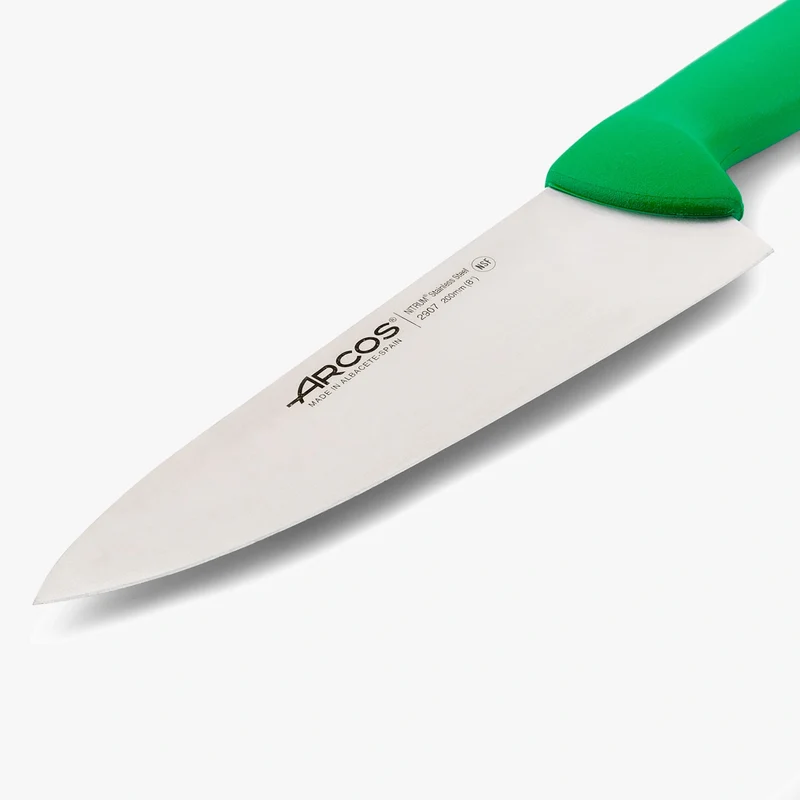 Cuchillo Cocinero color verde Serie 2900 200 mm