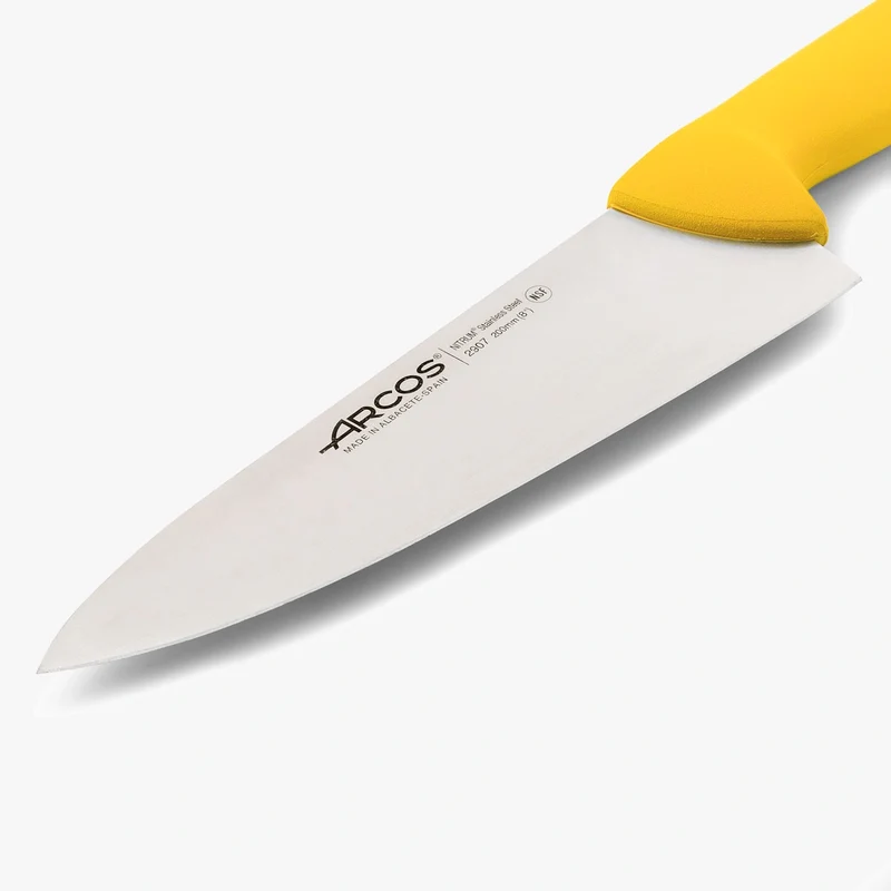 Cuchillo Cocinero color amarillo Serie 2900 200 mm
