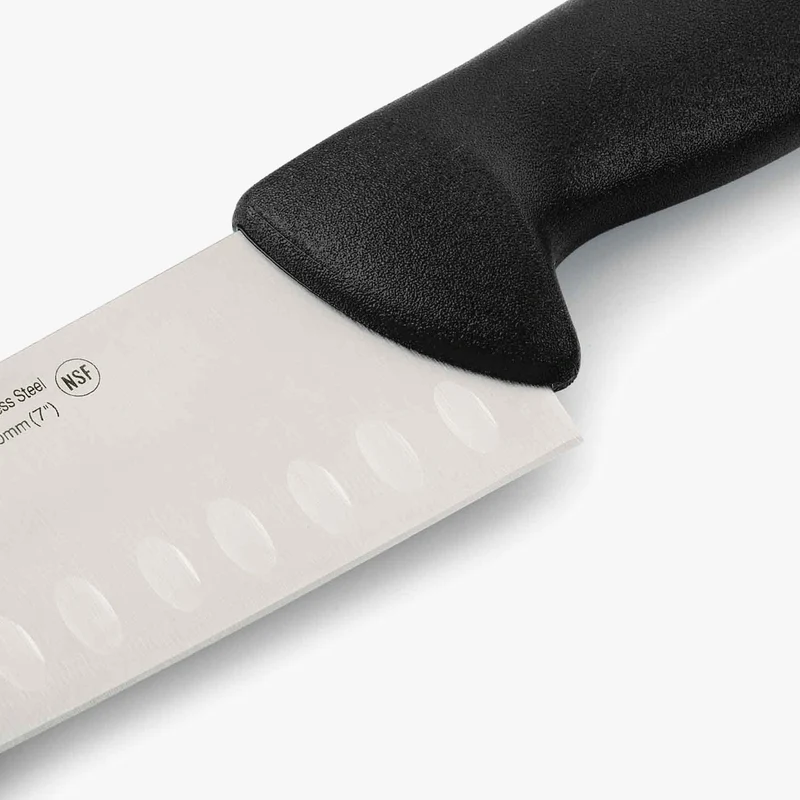 Cuchillo Santoku color negro Serie 2900 180 mm