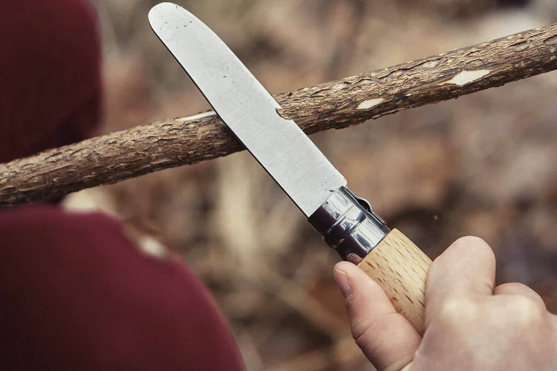 Coffret Mon premier Opinel lame arrondie 8cm + étui