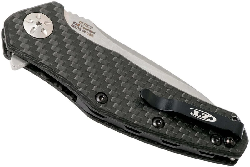 Couteau pliant Zero Tolerance ZT0770CF manche fibre de carbone 10,9cm