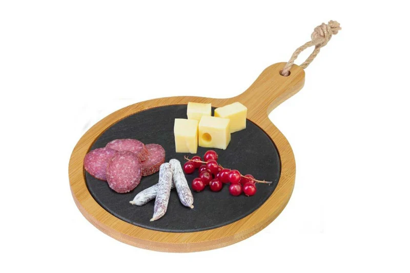 Assiette de service en ardoise et bambou Westmark Tapas + Friends