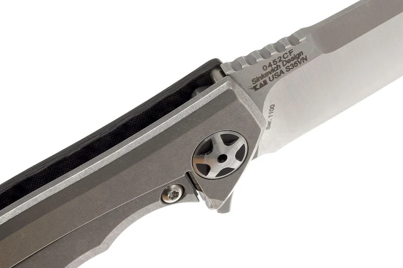 Couteau pliant Zero Tolerance ZT0452CF manche fibre de carbone et titanium 13,2cm
