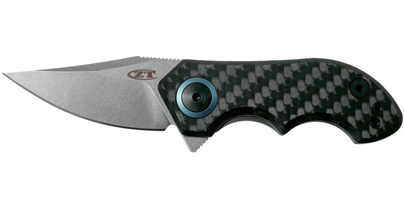 Couteau pliant Zero Tolerance ZT0022 manche carbone titanium 7,5cm