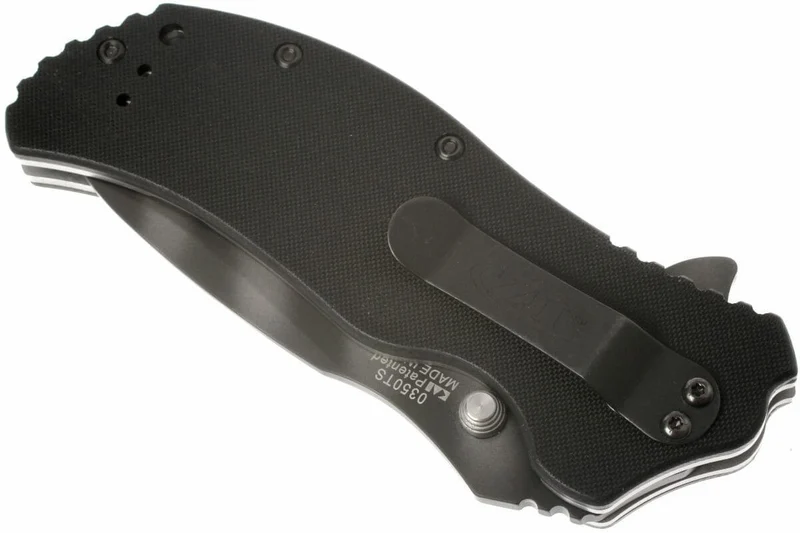 Couteau pliant Zero Tolerance ZT0350TS Tiger Strip manche G10 11,7cm