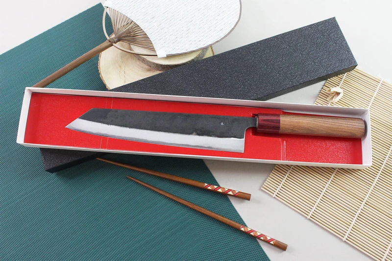 Couteau kiritsuke japonais artisanal Wusaki Yuzo BS2 24cm