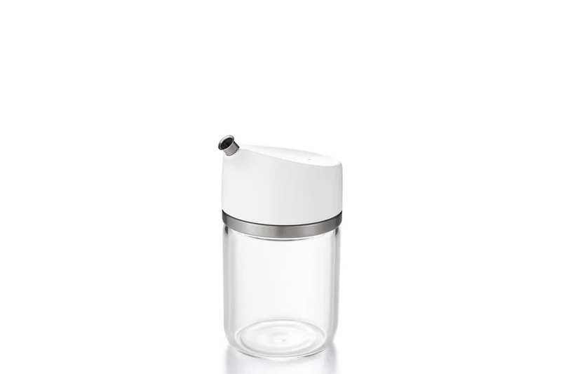 Huilier / vinaigrier OXO en verre avec bec verseur anti goutte
