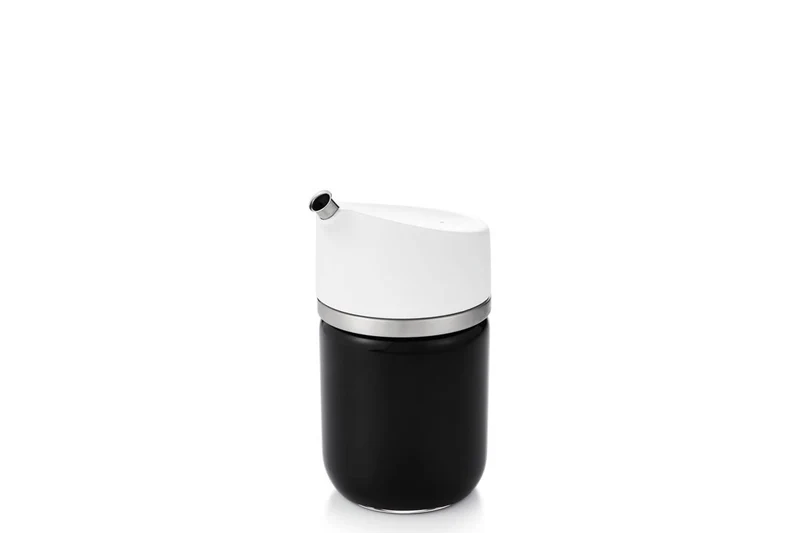 Huilier / vinaigrier OXO en verre avec bec verseur anti goutte