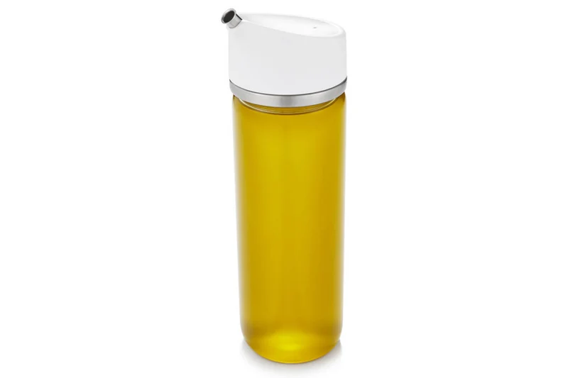 Huilier / vinaigrier OXO en verre avec bec verseur anti goutte