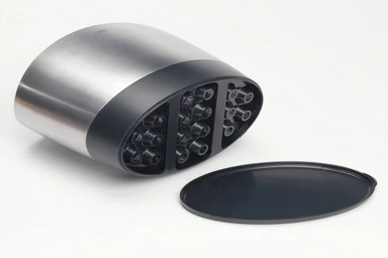 Pot à ustensiles en inox brossé OXO
