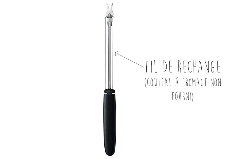 Lot de 3 fils de rechange acier inox pour couteau à fil Triangle - 24cm