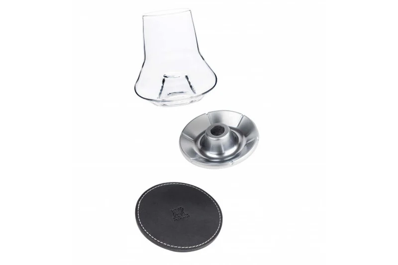 Set de dégustation whisky Peugeot Les Impitoyables verre 29cl + socle rafraîchissant