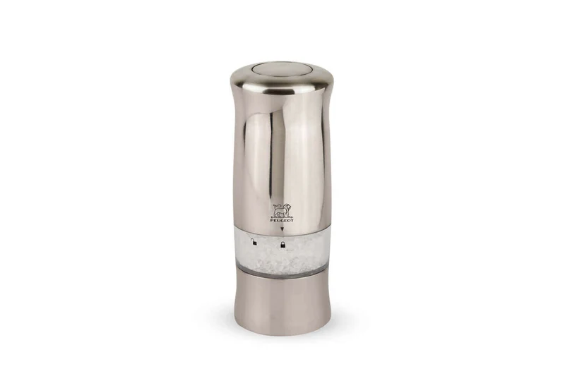 Moulin à sel électrique Peugeot Zeli en ABS avec éclairage 14cm