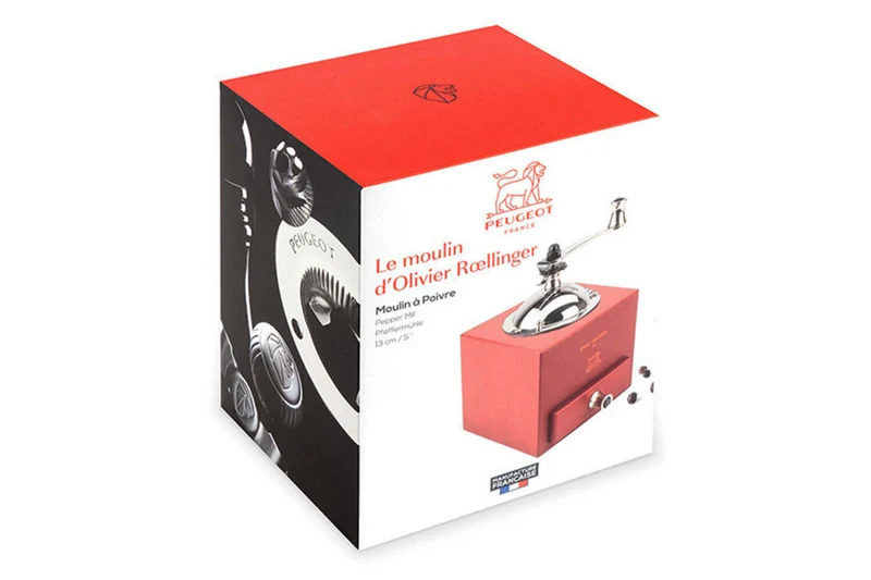 Moulin à poivre à manivelle Peugeot Roellinger 13cm