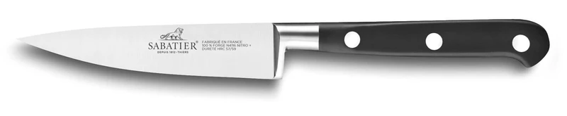 Coffret 2 couteaux français SABATIER Idéal Inox 100% forgé Santoku+Office