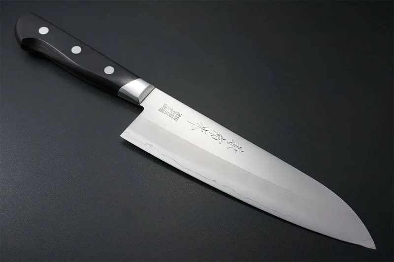 Couteau santoku japonais Japan Kanetsune 18cm acier Sandvik