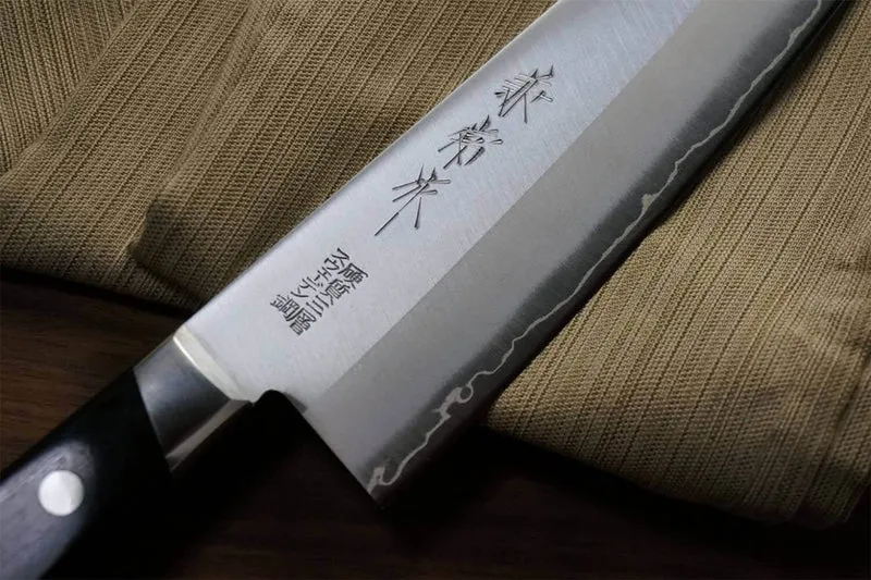 Couteau santoku japonais Japan Kanetsune 18cm acier Sandvik