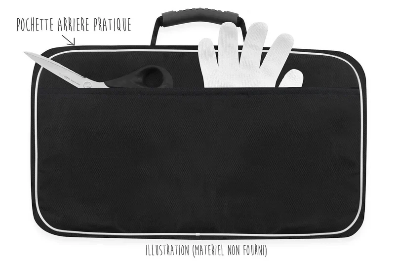 Mallette vide Wusaki pour 21 couteaux et ustensiles + 1 grande poche de rangement