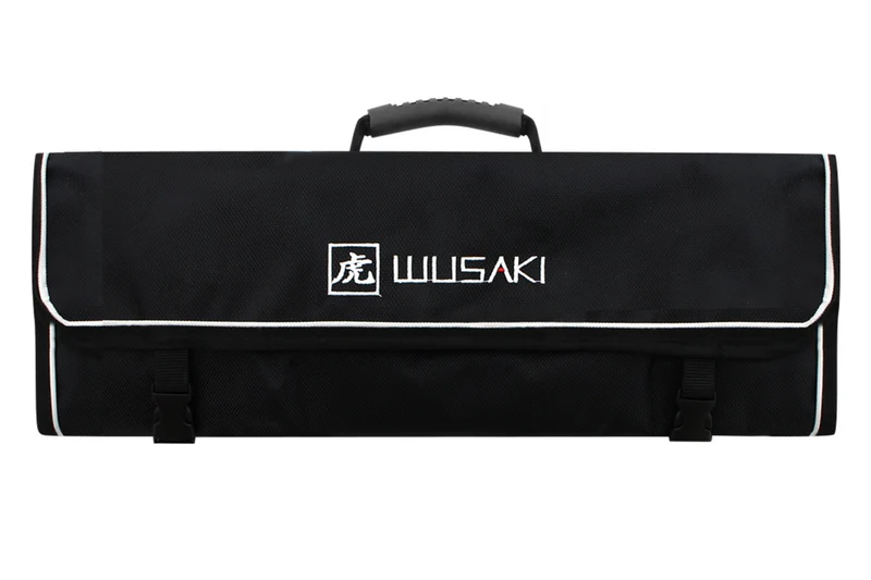 Trousse vide Wusaki pour 9 couteaux et ustensiles + 2 poches de rangement