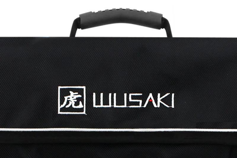 Trousse vide Wusaki pour 9 couteaux et ustensiles + 2 poches de rangement