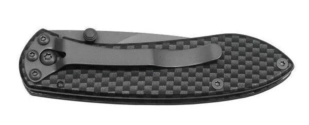 Couteau pliant BUCK NOBLEMAN n°327CFS manche fibre de carbone 9cm