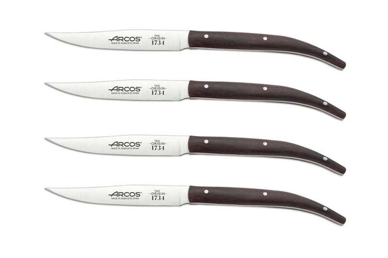 Coffret 4 couteaux à steak Arcos The Origin 11cm manche palissandre