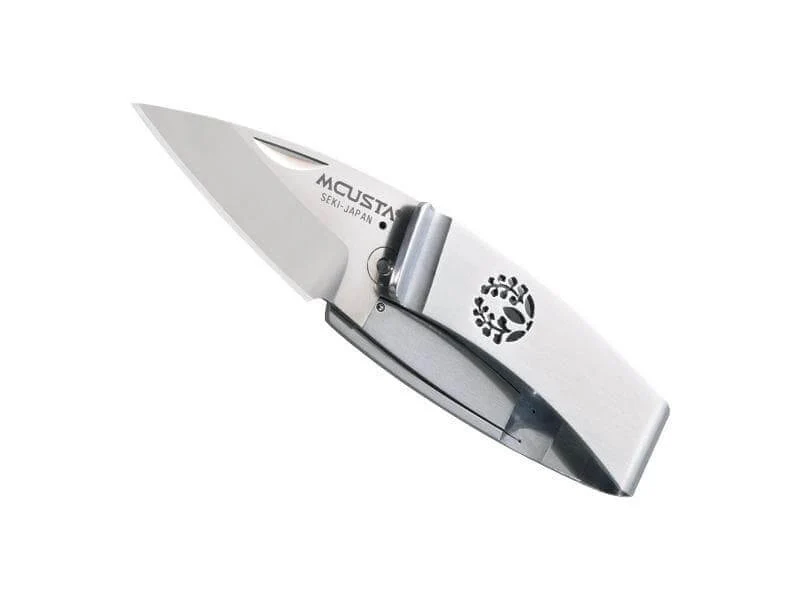 Couteau pliant MCUSTA Kamon MC-84 tout acier motif Fuji 7.5cm