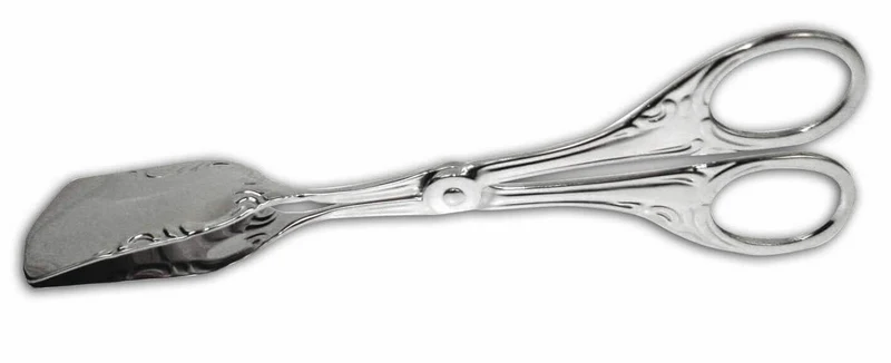 Pince à gâteaux décorée 18cm en acier inoxydable