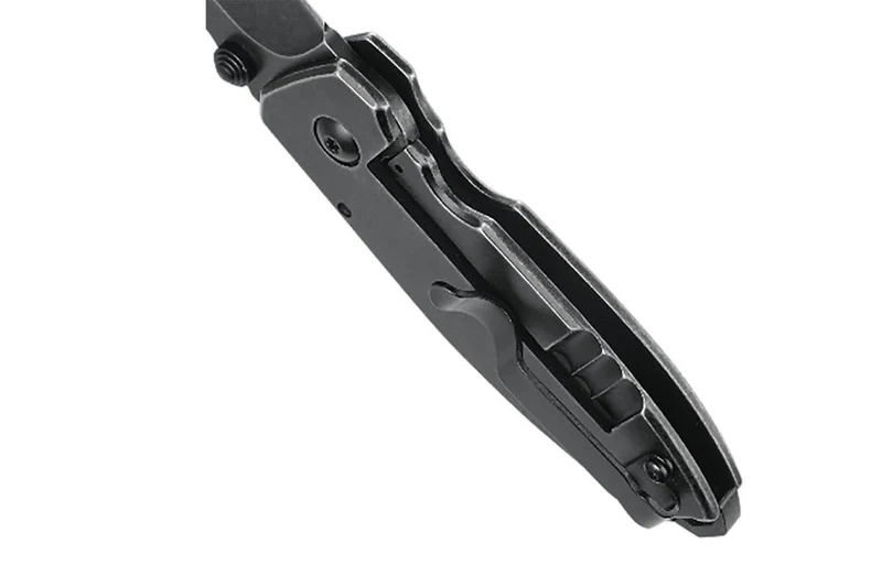 Couteau pliant CRKT SQUID 2490KS manche acier inox noir 8,8cm