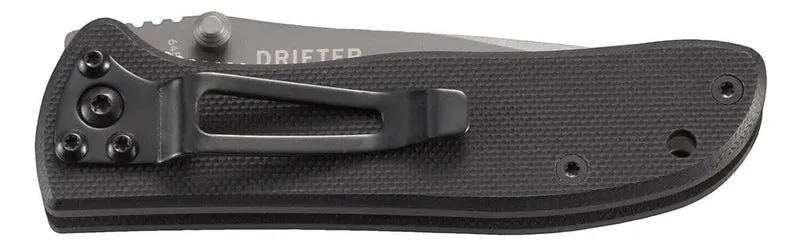 Couteau pliant CRKT DRIFTER 6450K manche noir 9,3cm