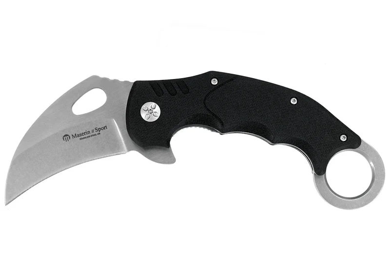 Couteau pliant Maserin Karambit 42014 manche G10 noir 13,5cm
