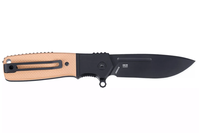 Couteau pliant CRKT Homefront K245BKP lame noire manche en G10 brun 9,8cm