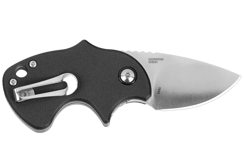 Couteau pliant CRKT Orca 7930 manche en nylon / fibres de verre noir 7,5cm