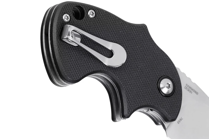 Couteau pliant CRKT Orca 7930 manche en nylon / fibres de verre noir 7,5cm