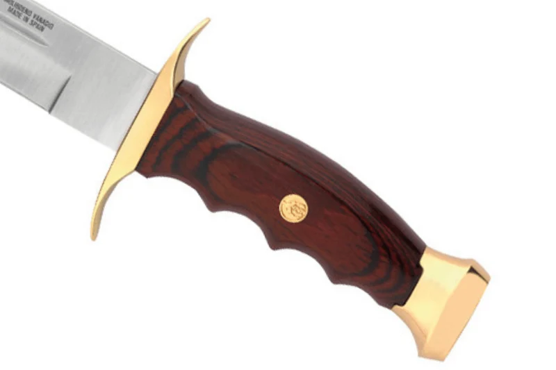 Couteau Muela Bowie 9259 lame 19cm manche stamina wood + étui en cuir
