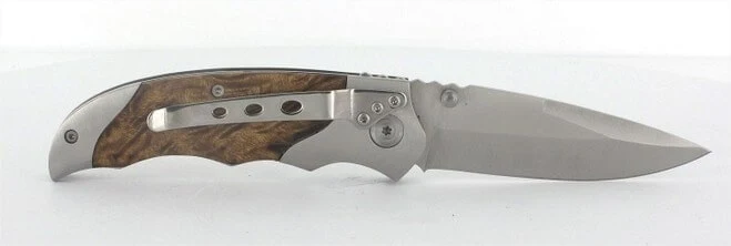 Couteau pliant Herbertz 278211 manche bois de racine 11cm