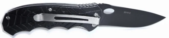 Couteau pliant Herbertz 201012 décor araignée manche métal 11.5cm